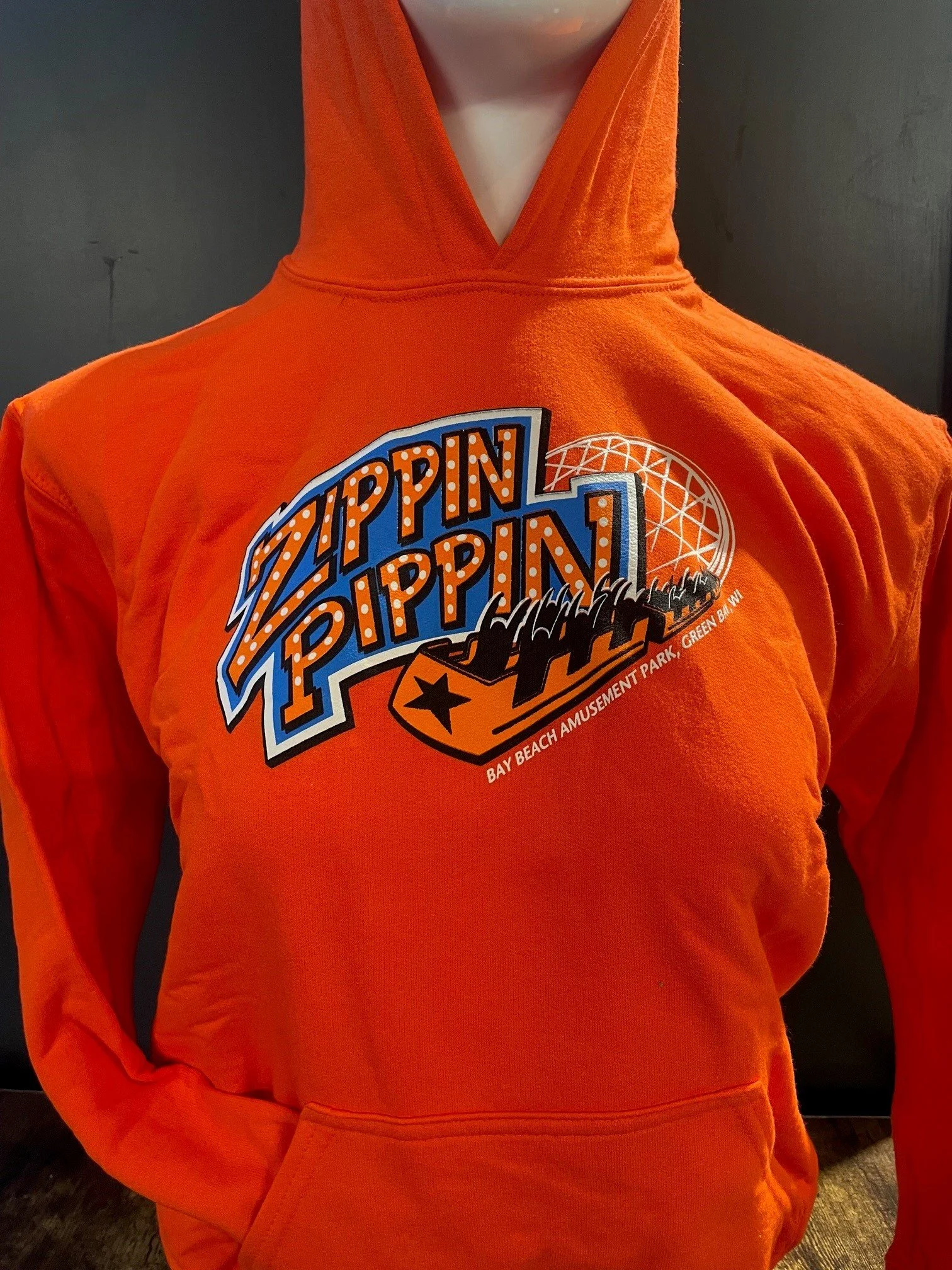 Hooded Sweatshirt Zippin Pippin (Youth) — Bay Beach